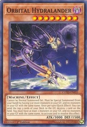 Orbital Hydralander (COTD-EN035) - Code of the Duelist 1st Edition