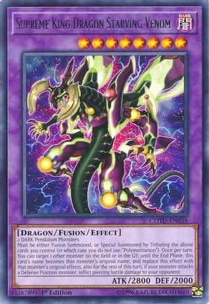 Supreme King Dragon Starving Venom (COTD-EN038) - Code of the Duelist Unlimited