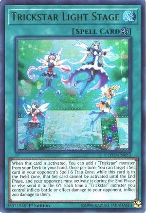 Trickstar Light Stage (COTD-EN053) - Code of the Duelist 1st Edition