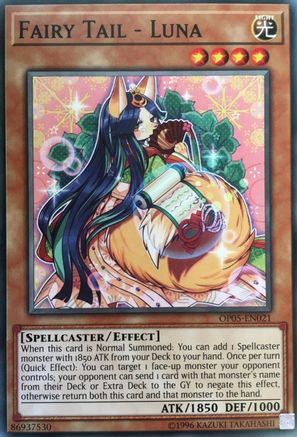 Fairy Tail - Luna (OP05-EN021) - OTS Tournament Pack 5 Unlimited