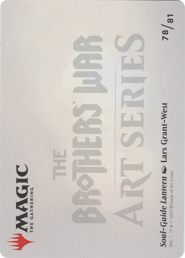 Soul-Guide Lantern // Soul-Guide Lantern (ABRO-078) - The Brothers' War Art Series (Borderless) Foil