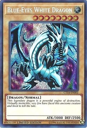 Blue-Eyes White Dragon (CT14-EN002) - 2017 Mega-Tins Limited