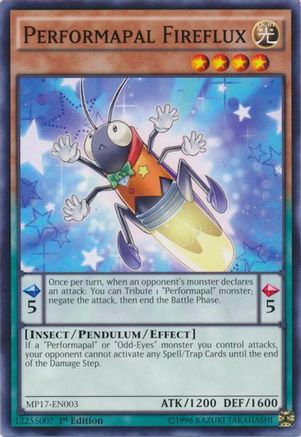 Performapal Fireflux (MP17-EN003) - 2017 Mega-Tins Mega Pack 1st Edition
