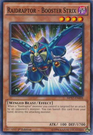 Raidraptor - Booster Strix (MP17-EN008) - 2017 Mega-Tins Mega Pack 1st Edition