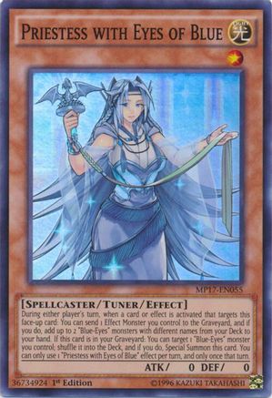 Priestess with Eyes of Blue (MP17-EN055) - 2017 Mega-Tins Mega Pack 1st Edition