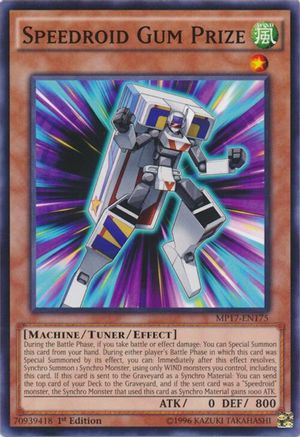 Speedroid Gum Prize (MP17-EN175) - 2017 Mega-Tins Mega Pack 1st Edition