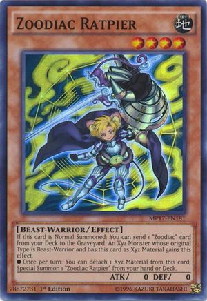 Zoodiac Ratpier (MP17-EN181) - 2017 Mega-Tins Mega Pack 1st Edition
