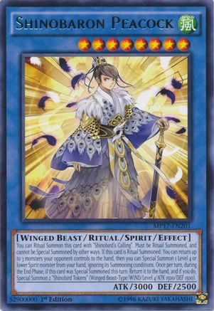 Shinobaron Peacock (MP17-EN201) - 2017 Mega-Tins Mega Pack 1st Edition