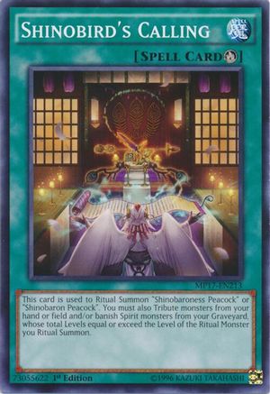 Shinobird's Calling (MP17-EN213) - 2017 Mega-Tins Mega Pack 1st Edition
