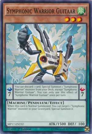 Symphonic Warrior Guitaar (MP17-EN232) - 2017 Mega-Tins Mega Pack 1st Edition