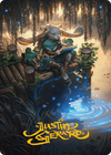 Tamiyo, Field Researcher // Tamiyo, Field Researcher (ABLB-054) - Bloomburrow Art Series (Borderless) Foil