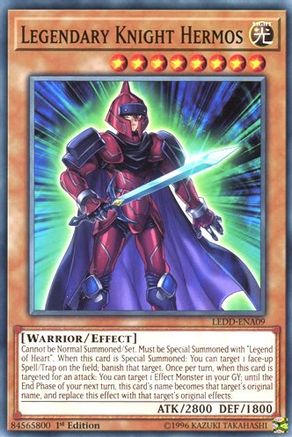 Legendary Knight Hermos (LEDD-ENA09) - Legendary Dragon Decks 1st Edition