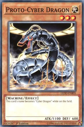 Proto-Cyber Dragon (LEDD-ENB05) - Legendary Dragon Decks 1st Edition
