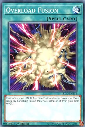 Overload Fusion (LEDD-ENB16) - Legendary Dragon Decks 1st Edition