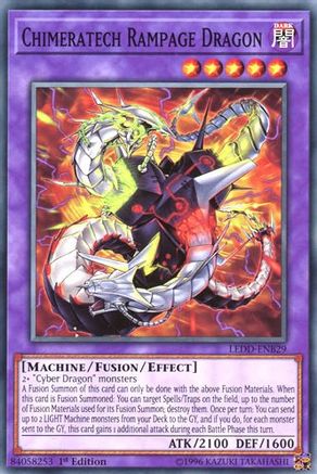 Chimeratech Rampage Dragon (LEDD-ENB29) - Legendary Dragon Decks 1st Edition
