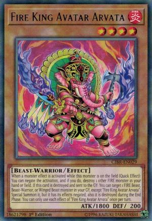 Fire King Avatar Arvata (CIBR-EN029) - Circuit Break 1st Edition