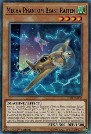 Mecha Phantom Beast Raiten (CIBR-EN030) - Circuit Break Unlimited