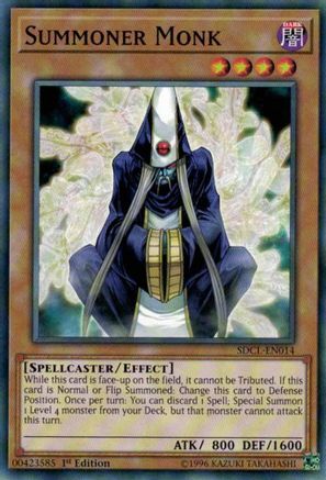 Summoner Monk (SDCL-EN014) - Structure Deck: Cyberse Link 1st Edition