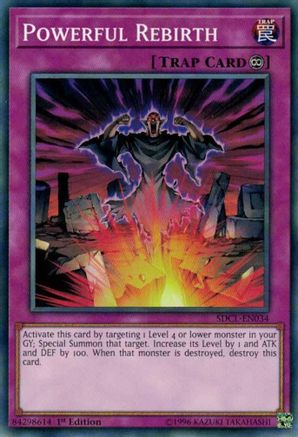 Powerful Rebirth (SDCL-EN034) - Structure Deck: Cyberse Link 1st Edition