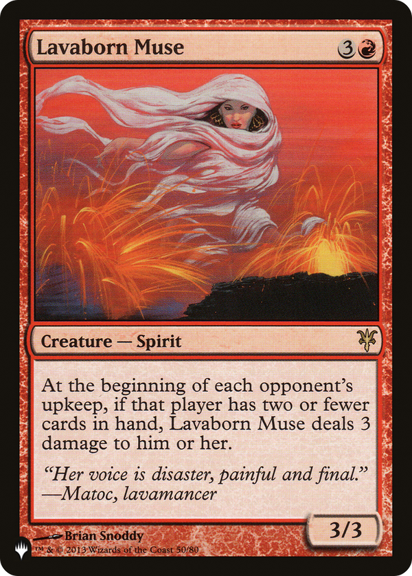 Lavaborn Muse [The List]