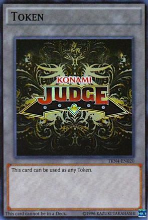 Official Judge Token: TKN4-EN020 (TKN4-EN020) - Judge Promotional Cards Unlimited