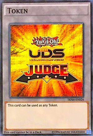 Official Judge Token: TKN4-EN026 (TKN4-EN026) - Judge Promotional Cards Unlimited