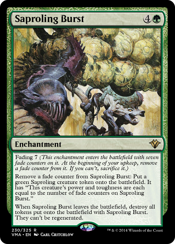 Saproling Burst (VMA-230) - Vintage Masters Foil