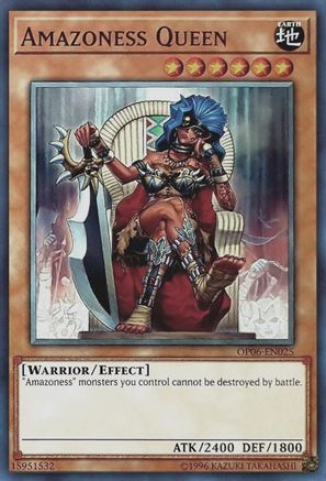 Amazoness Queen (OP06-EN025) - OTS Tournament Pack 6 Unlimited