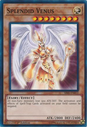 Splendid Venus (SR05-EN012) - Structure Deck: Wave of Light 1st Edition