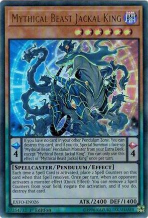 Mythical Beast Jackal King (EXFO-EN026) - Extreme Force Unlimited