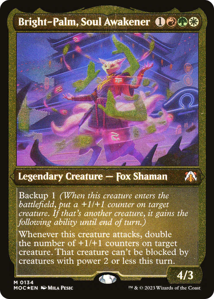 Bright-Palm, Soul Awakener (Display Commander) [March of the Machine Commander]