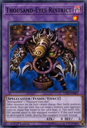 Thousand-Eyes Restrict (LED2-EN005) - Legendary Duelists: Ancient Millennium 1st Edition