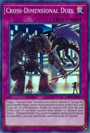 Cross-Dimensional Duel (LED2-EN033) - Legendary Duelists: Ancient Millennium 1st Edition