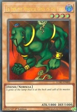 La Jinn the Mystical Genie of the Lamp (LCKC-EN002) - Legendary Collection Kaiba 1st Edition