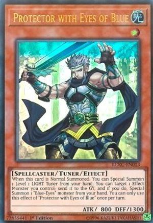 Protector with Eyes of Blue (LCKC-EN013) - Legendary Collection Kaiba Unlimited