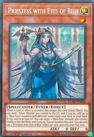 Priestess with Eyes of Blue (LCKC-EN016) - Legendary Collection Kaiba 1st Edition