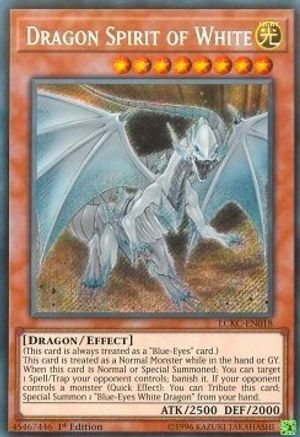 Dragon Spirit of White (LCKC-EN018) - Legendary Collection Kaiba 1st Edition