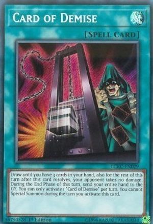 Card of Demise (LCKC-EN029) - Legendary Collection Kaiba 1st Edition