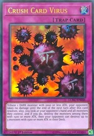 Crush Card Virus (Version 1) (LCKC-EN046) - Legendary Collection Kaiba 1st Edition