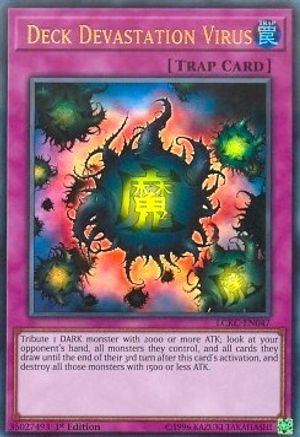 Deck Devastation Virus (LCKC-EN047) - Legendary Collection Kaiba 1st Edition