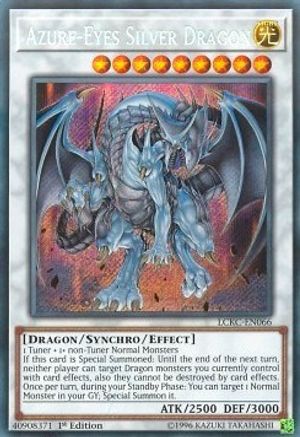 Azure-Eyes Silver Dragon (LCKC-EN066) - Legendary Collection Kaiba 1st Edition