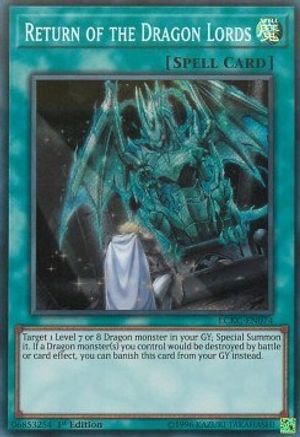 Return of the Dragon Lords (LCKC-EN074) - Legendary Collection Kaiba 1st Edition