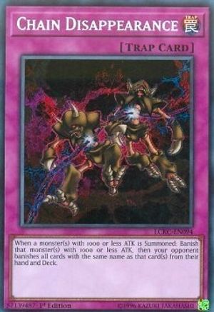Chain Disappearance (LCKC-EN094) - Legendary Collection Kaiba 1st Edition