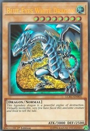 Blue-Eyes White Dragon (Version 4) (LCKC-EN001) - Legendary Collection Kaiba Unlimited