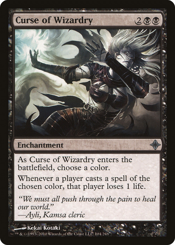 Curse of Wizardry [Rise of the Eldrazi]