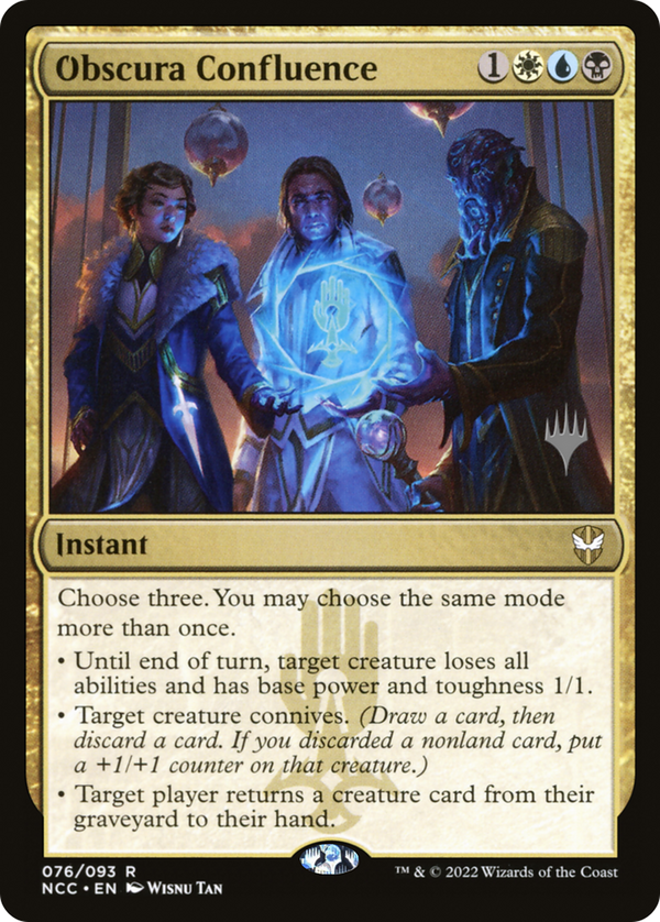 Obscura Confluence (Promo Pack) [Streets of New Capenna Commander Promos]