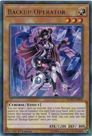 Backup Operator (FLOD-EN003) - Flames of Destruction 1st Edition