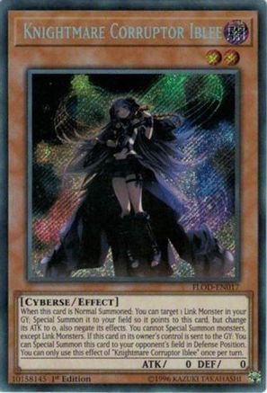 Knightmare Corruptor Iblee (FLOD-EN017) - Flames of Destruction 1st Edition