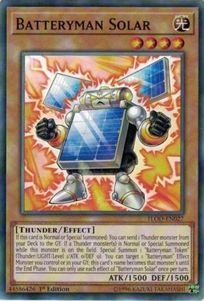 Batteryman Solar (FLOD-EN027) - Flames of Destruction 1st Edition