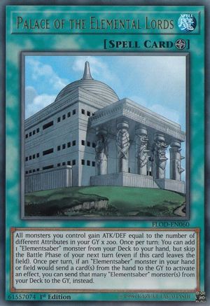 Palace of the Elemental Lords (FLOD-EN060) - Flames of Destruction 1st Edition